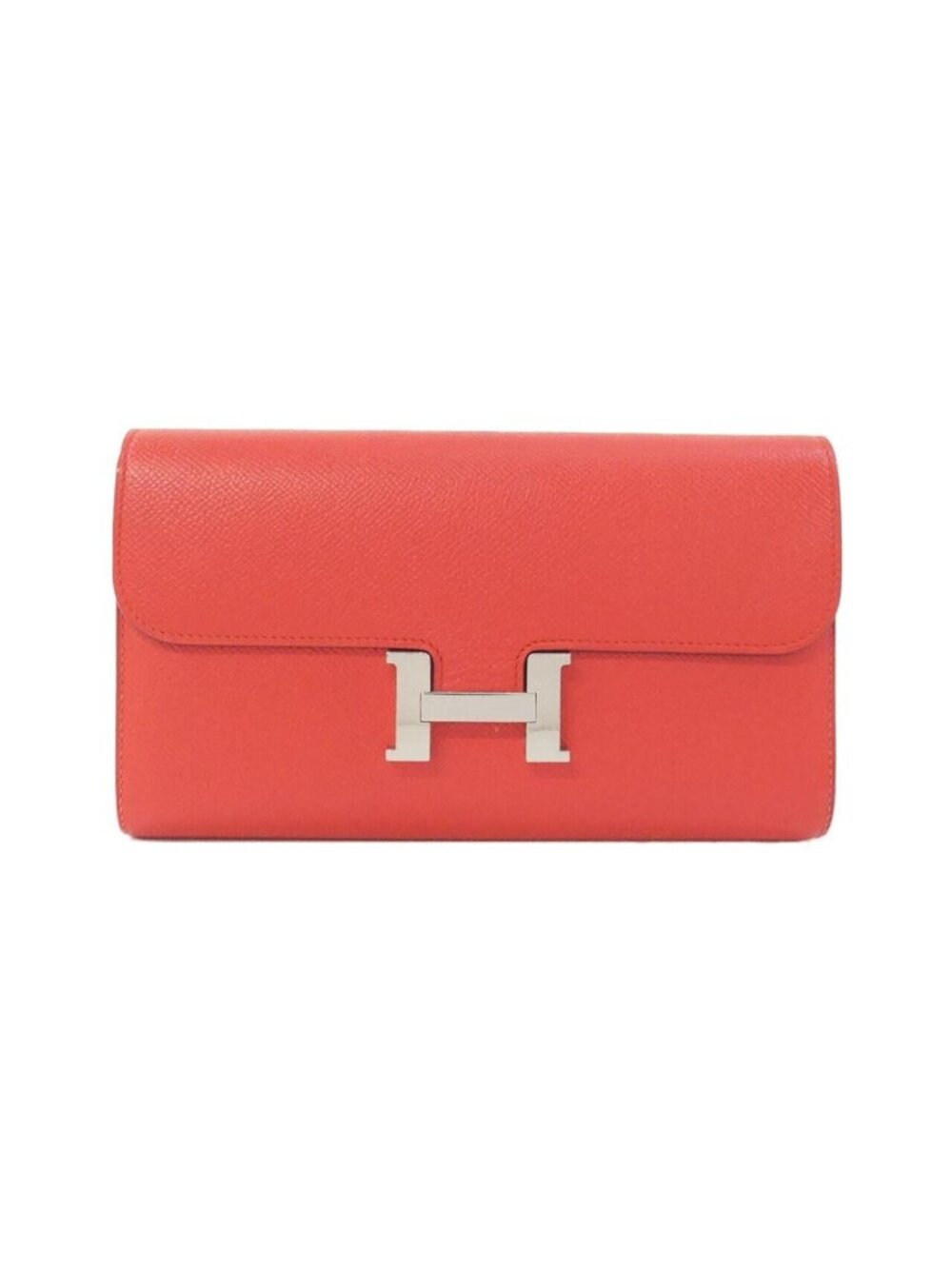 Hermes Constance Wallet Red